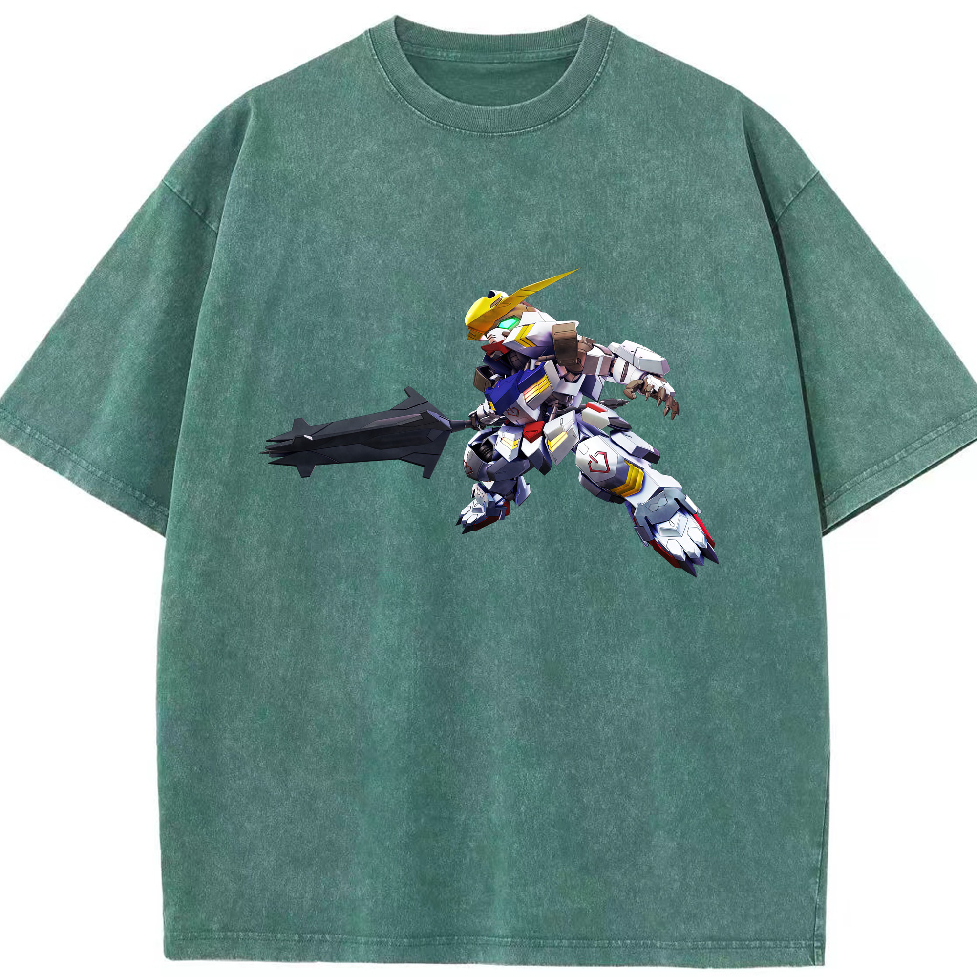 （画像用） 機動戦士ガンダム Mobile Suit Gundam 綿100% ヴィンテージ風 半袖Tシャツ（フロントプリント）